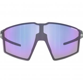 Julbo Gafas De Sol Fotocromáticas Edge con marco gris translúcido brillante y lentes espejadas Spectron 1 violeta