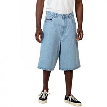 Pantalones Cortos REELL Belmont Azul Claro 100% Algodón W36