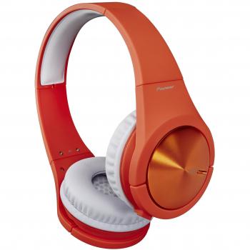 Pioneer SE-MX7-M Superior Club Sound headband headphones with Bass Level Control - Orange