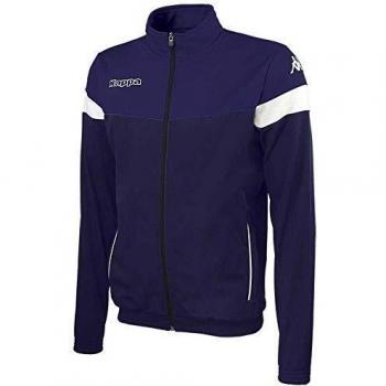 Kappa VACONE JKT Chaqueta, Niños, Azul Marino/Blanco, 10Y