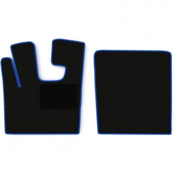 Alfombra moldeada F-CORE MT02 BLUE - Alfombrillas de diseño ergonómico, material flexible y resistente, antideslizante, fácil de limpiar, color azul