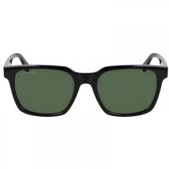 Lacoste L6028S Black Square Full-Rim Sunglasses for Men