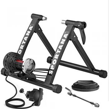 Rodillo Magnético para Bicicleta Sportana 26-28 con 6 Niveles de Resistencia hasta 150kg Plegable y Silencioso