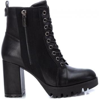Botines Refresh 170446 para Mujer en Color Negro con Cierre de Cremallera y Tacón de 10 cm