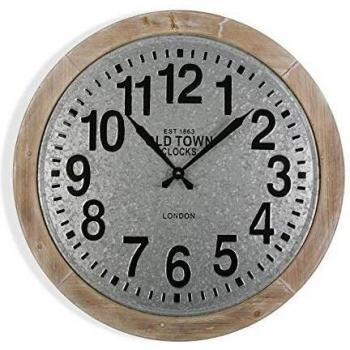 Versa Reloj Pared Old Town 70Cm, Multicolor, No Aplica