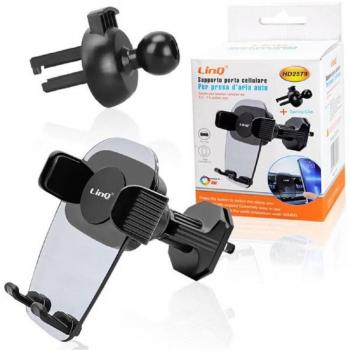 Soporte para Coche de Aire Acondicionado con Clip de Muelle para Smartphone HD2579