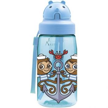 Laken Oby Tritan Cantimplora Botella Infantil Mikonauticos Azul Añil 450ml