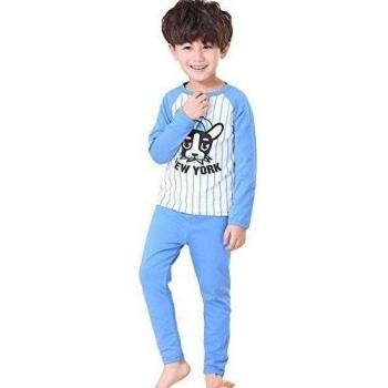 M&A PIJAMA CONJUNTO DE ROPA INTERIOR TRAJE PARA DORMIR OTOÑO INVIERNO PARA BEBÉ NIÑO NIÑA UNISEX 152/158