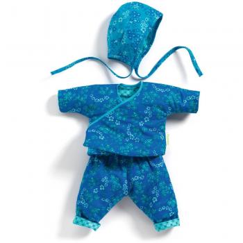 Conjunto de Ropa para Muñeca Mikado Pomea 3 Pcs Azul DJECO