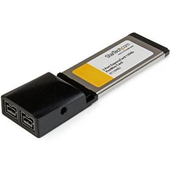 StarTech.com EC1394B2 - Adaptador Tarjeta FireWire 800 de 2 Puertos ExpressCard 34 mm