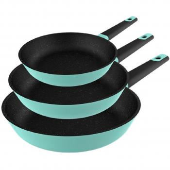 Cecotec Polka Experience Bucket Shark Set de Sartenes Aluminio 18/22/26cm