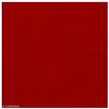 Talonera de fieltro 1 mm 30 x 30 cm - Roja