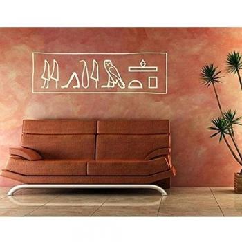 mantiburi WTD NH86 - Adhesivo Decorativo para Pared, diseño de Bienvenida, Color Berenjena, 122 x 399 cm