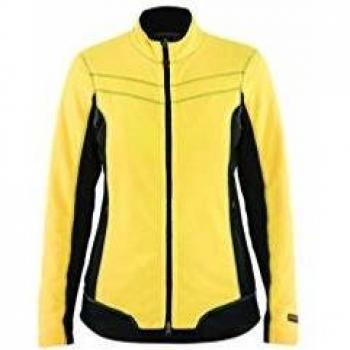 Chaqueta de micropolar para mujer Blaklader amarilla fluorescente/negra talla XXL