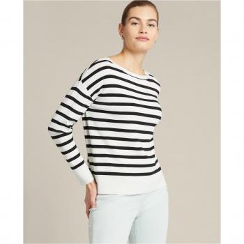 Suéter de Viscosa ELENA MIRO | Cuello de Barco | Mangas Largas | Ajuste Relajado