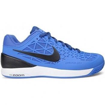 Nike Zoom Cage 2 Clay, Zapatillas de Tenis Para Hombre, Azul / Negro / Blanco