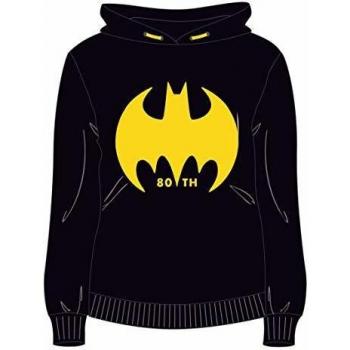 Sudadera Larga Batman Estampada Negra para Hombre - Estilo Moderno y Confortable