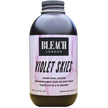 Usar lejía Londres Super Cool Color de pelo de semipermanente color crema, 150 ml, violeta cielos