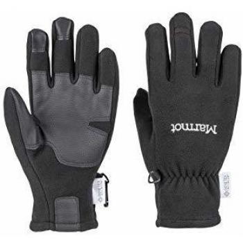 Marmot Wm's Infinium Windstop Glove Guantes vellón, cálidos, a Prueba de Viento, Repelente al Agua, para Exteriores, Ciclismo, Correr, Mujer, Black, XS