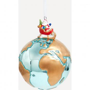 Colgante de cristal Mundo Santa Navidad El Corte Inglés