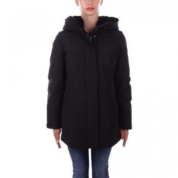 Woolrich Women's Boulder Parka with Faux Fur Collar in Black - Size S
