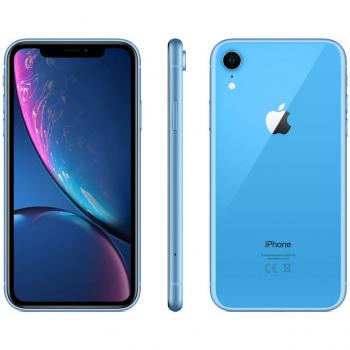 Apple iPhone XR Azul, 64GB, Pantalla de 6.1, SIM Doble, Cámara de 12MP