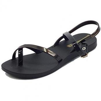 Ipanema Fashion Sand VIII Fem, Sandalias Mujer, Black/Gold Black, 40 EU