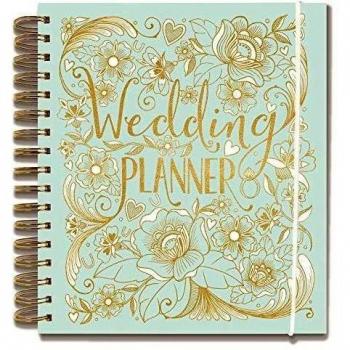Rachel Ellen - Planificador de bodas, diseño de huevo de pato, regalo de compromiso perfecto con secciones, listas de verificación y bolsillos para una boda