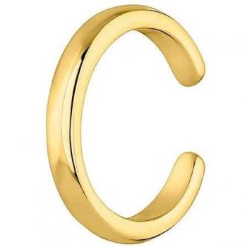 Pendiente ear cuff Eyra de plata bañado en oro amarillo 18k