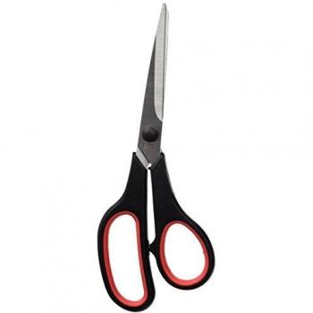 MTL 79221 - Tijera, 19 cm, color negro y rojo