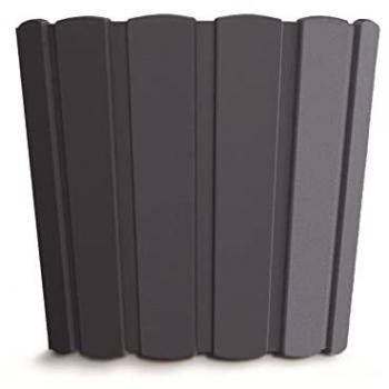 Maceta Bordee Básica 0,8L - Alta Calidad, Antracita, Dimensiones 120x120x109 mm