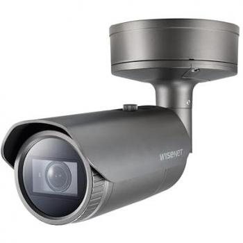 Cámara de Seguridad IP Hanwha 4K AI ANPR IR Bullet con Resolución 3840 x 2160 Pixels