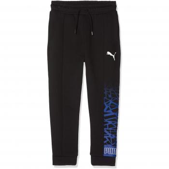 Puma Style Pantalones B para, Niños, 852304, Cotton Black, 116