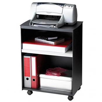 Paperflow Mueble Multiuso con 2 Compartimentos, Color Negro, 70x55x34 cm
