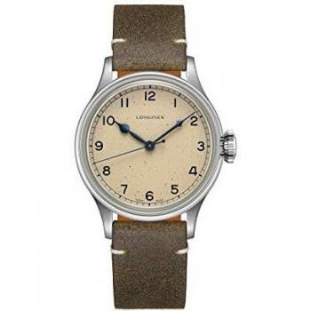 Longines orologio Heritage Military 38,5 mm acciaio automatico L2.819.4.93.2