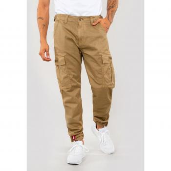 Alpha Industries Squad Casual Cargo Trousers, Regular Fit, Khaki, Size 32