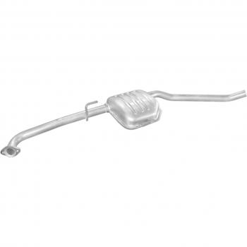 Silenciador central e intermedio 4MAX 0219-01-01752 y 0219-01-01752P, compatible con vehículos de diversas marcas, fabricado en acero inoxidable para mayor durabilidad, diseñado para reducir el