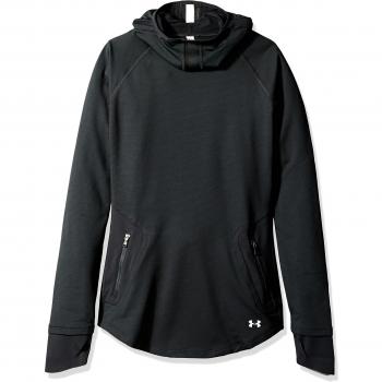 Under Armour NO Breaks Balaclava Hoodie Sudadera, Mujer, Negro, S