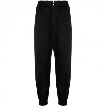 Alexander McQueen Men's Organic Cotton Cargo Trousers in Black | Size 48 | 774187QSAAN1000