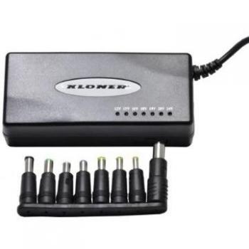 Kloner - Cargador universal para portátiles, 90 V, USB, 8 conectores, Jack
