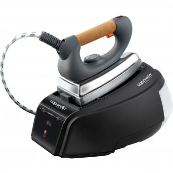 Polti Vaporella Forever 615_Pro - Centro de Planchado a Vapor con Caldera y Depósito de 0,7 L, Autonomía Ilimitada, Presión de 4 Bar, Potencia de 2150 W - Color Negro/Gris