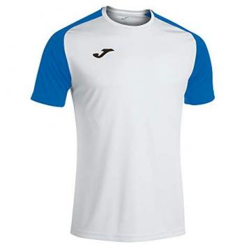 Joma Academy IV Short Sleeve T-Shirt White Royal