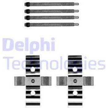 Kit de accesorios, pastillas de freno DELPHI LX0702