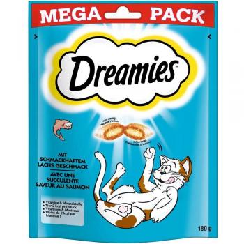 Catisfactions Big Pack Snack para Gatos - Pollo, Salmón y Queso - 3 x 180 g