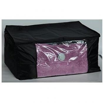 M Home Ordenación + Funda con Válvula de Vacío, Negro, 46x20x4 cm