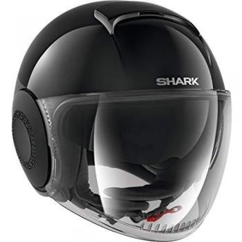 SHARK NC Casco per Moto, Hombre, Negro, M