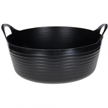 Cubo Flexible Kerbl FlexBag - Trog de Alimentación 15 Litros, Color Negro