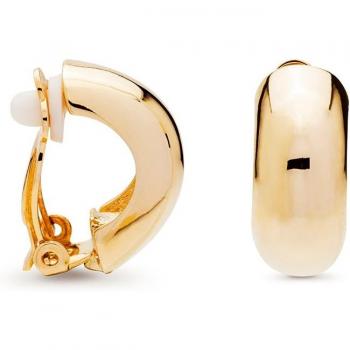 Pendientes de la colección Luxenter Kevda Essential bañados en Oro Amarillo de 18 quilates