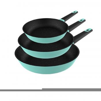 Set de Sartenes Cecotec Polka Experience Ø 20 cm Ø 24 cm Ø 28 cm Aluminio