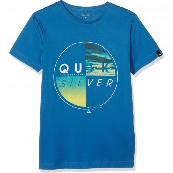 Quiksilver – Camiseta de manga corta, sscltyoutblazed, Niños, Sscltyoutblazed, Vallarta Blue, Mediano/talla 12